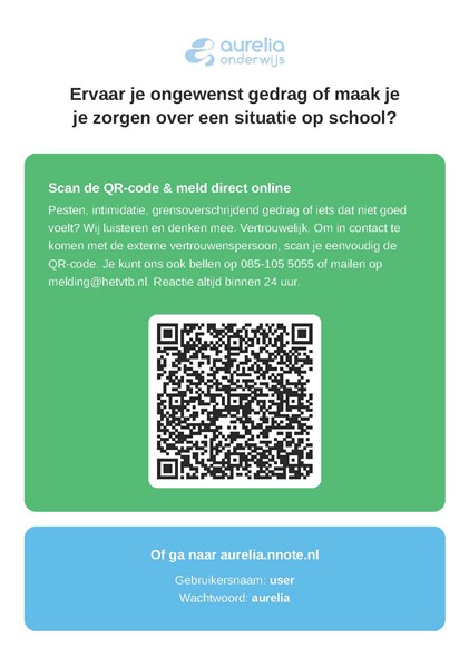 Flyer leerlingen en ouders Flyer leerlingen en ouders